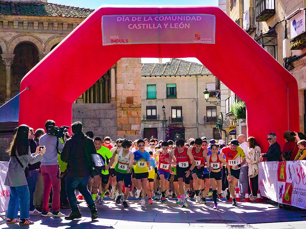 Carrera y Marcha del Dia de Castilla y Leon Hector Criado