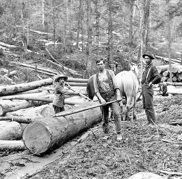 El trabajo gabarrero no era el de cortar y pegar. Que no.