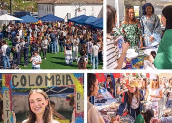 Estudiantes de más de 160 países compartieron cultura, gastronomía y tradiciones en el campus de Santa Cruz la Real durante Global Village 2026. / Nacho del Río