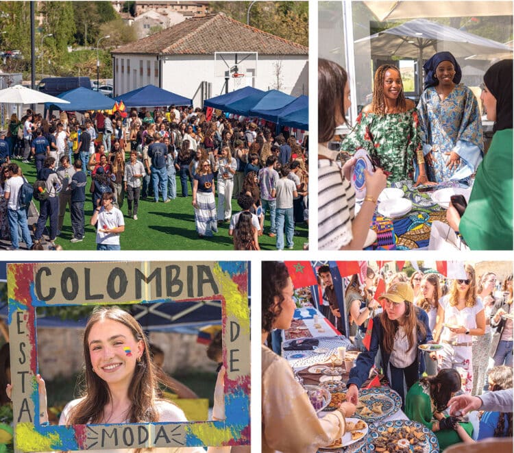 Estudiantes de más de 160 países compartieron cultura, gastronomía y tradiciones en el campus de Santa Cruz la Real durante Global Village 2026. / Nacho del Río