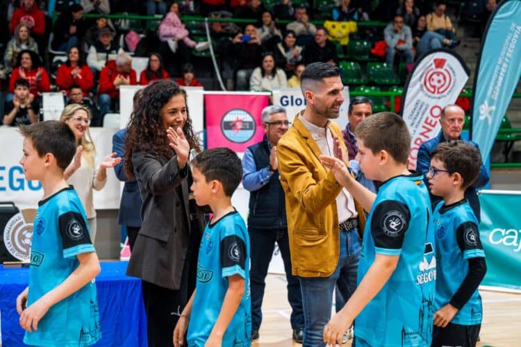 Un instante durante la entrega de premios celebrada en el Pedro Delgado./CD SEGOSALA