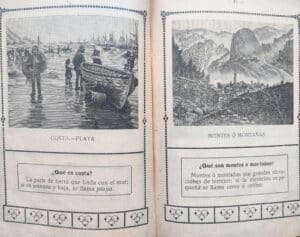 Varios grabados en “Geografía para niños” de S. Calleja.
