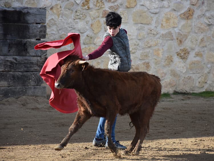 El alumno de la Escuela Taurina de Segovia Joaquín López. / A.M.