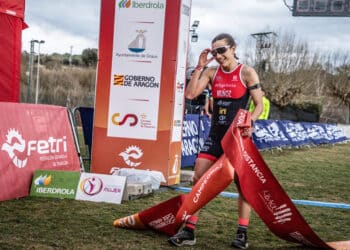 La triatleta cuellarana Marina Muñoz.. / FETRI