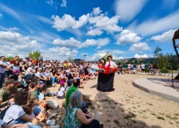 Mundo Costrini en la extensión provincial de Titirimundi en Trescasas / DIPUTACIÓN