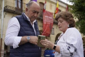 Instante de la visita a la localidad de Muñoveros / DIPUTACIÓN