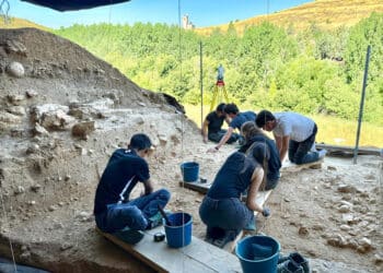 Yacimiento arqueológico del Abrigo de San Lázaro. / HÉCTOR CRIADO