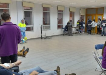 Donación de sangre en el municipio en una foto de archivo / LOURDES MATARRANZ