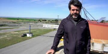 Javier Díez Gil, el empresario aventurero que ideó el circuito en un entorno muy rural segoviano. /Héctor Criado