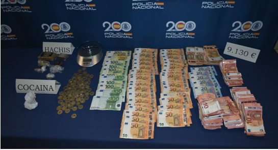 Material incautado / POLICÍA NACIONAL