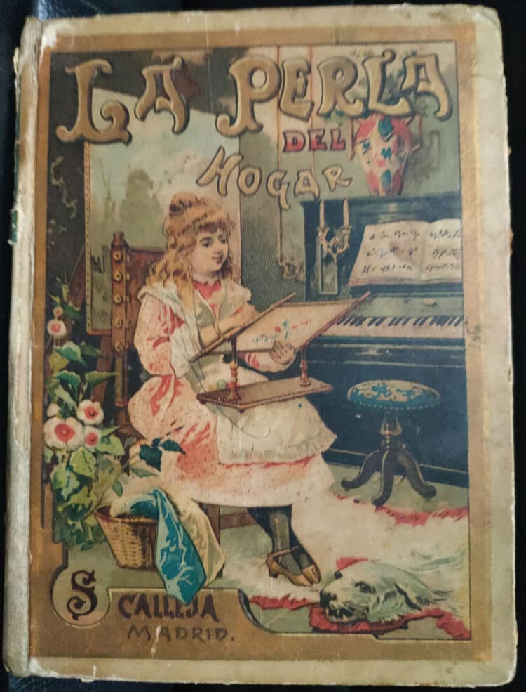 Portada característica de los manuales de principios del siglo XX.