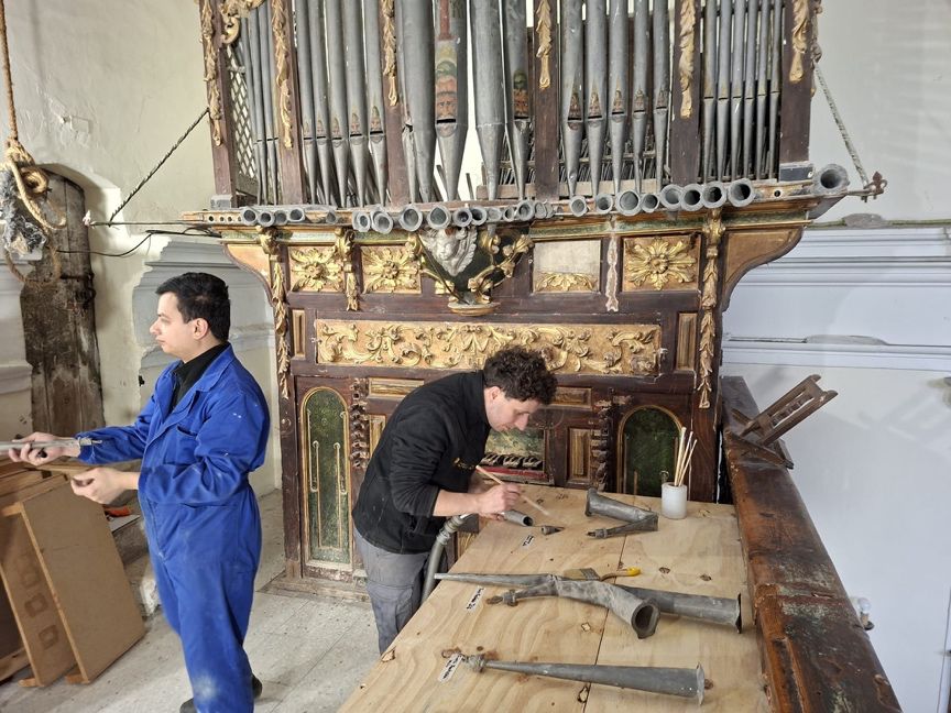 restauracion organo fuentesauco de fuentiduena