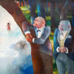 “Susana y los viejos”, 1967. Óleo sobre tela.