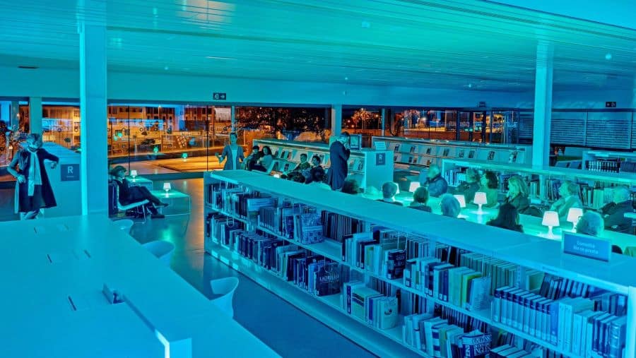 Representación teatral de ‘Una noche en la biblioteca’. BIBLIOTECA PÚBLICA DE SEGOVIA