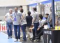 Carlos Villagrán, durante uno de los encuentros jugados por el Viveros Herol Nava en casa./ AMADOR MARUGÁN