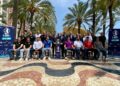 Los protagonistas del sorteo de la Copa del Rey./ RFEBM