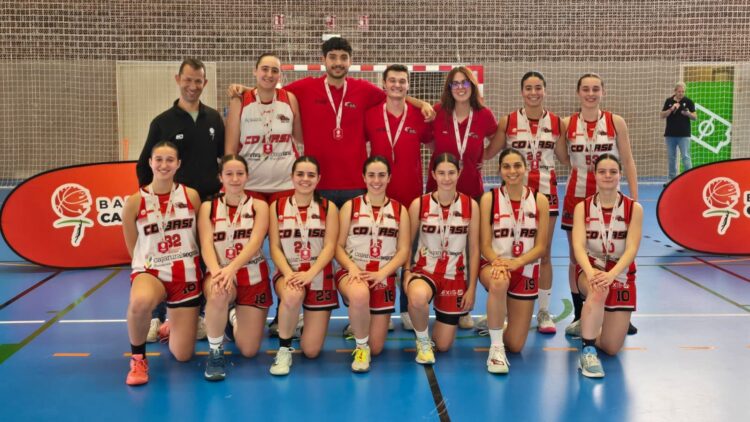 Conjunto junior femenino del Dibaq CD Base, que logró el subcampeonato en la Copa Castilla y León. / FEDERACIÓN