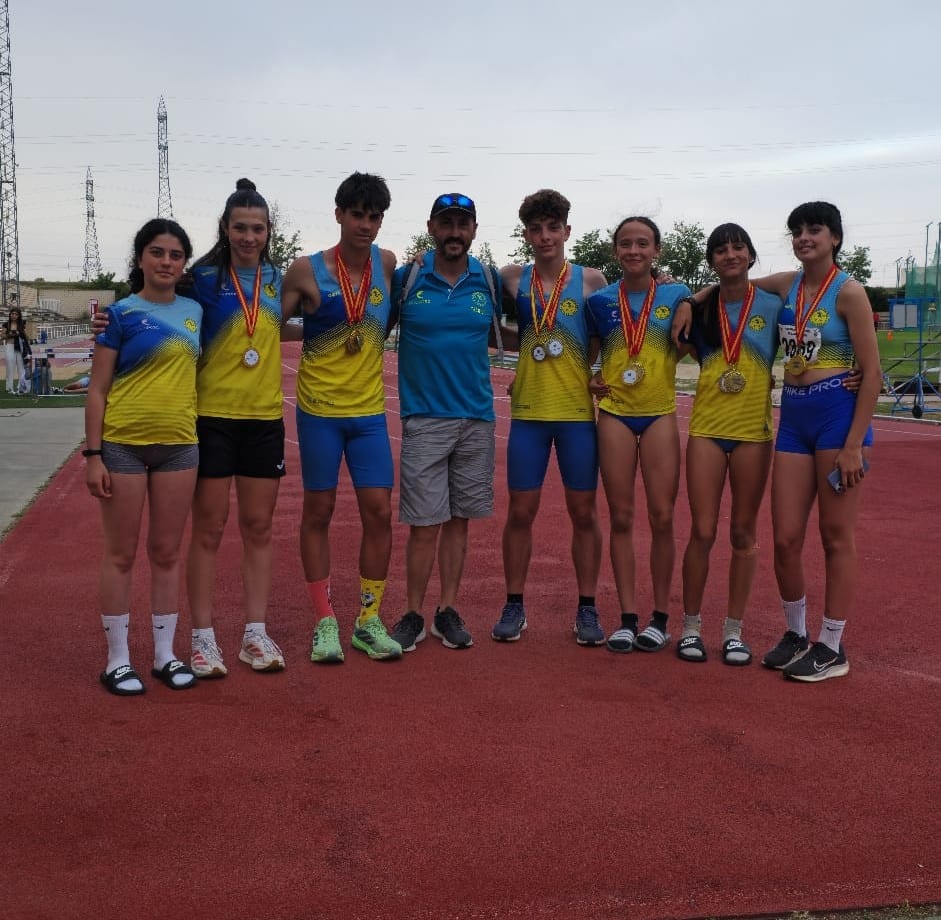 Cuatro oros para Noa de Miguel en Autonómico sub 16 de atletismo 2 02 2 1