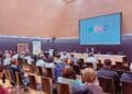 Un momento del acto de clausura del proyecto que se llevó a cabo en el Salón de Grados del Campus María Zambrano./ AYUNTAMIENTO