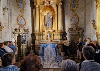Momento de la visita. /DIPUTACIÓN DE SEGOVIA