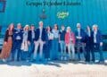 Integrantes del Grupo Tejedor Lázaro, con la certificación./ GRUPO TEJEDOR