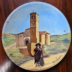 La iglesia de La Vera Cruz (II) 3 12 1925 ZULOAGA Plato