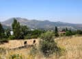 Desde Los Ángeles de San Rafael se puede ver la Sierra de Guadarrama.