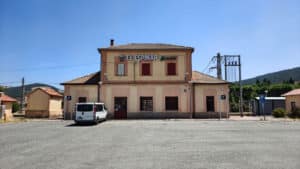 Estación de tren de El Espinar.