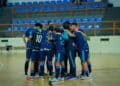 La plantilla del equipo segoviano antes de un encuentro./FS VALVERDE