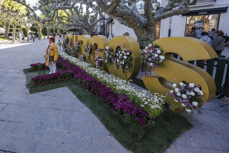 Este año la celebración cuenta con 5.000 plantas, 15.000 flores, 70 floristas y más de 30 voluntarios, escuelas y asociaciones. / Ricardo Ordóñez