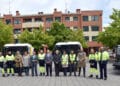 La ciudad de Valladolid estrena tres máquinas barredoras y una baldeadora.
