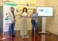 Sergio Calleja, José María Bravo y Noelia Gómez durante la presentación/HÉCTOR CRIADO