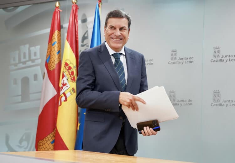 Rueda de prensa del Portavoz de la Junta tras el Consejo de Gobierno. / Leticia Pérez