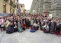 Foto de grupo de las participantes en la vigésimo novena edición de la Romería./ HÉCTOR CRIADO