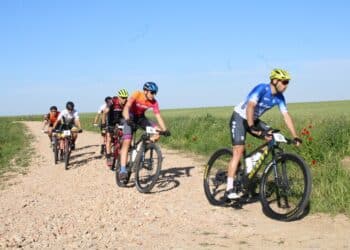 Varios corredores durante un instante de la prueba celebrada en la pasada edición./UNIÓN CICLISTA CANTIMPALOS