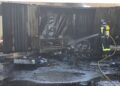 Interior de la nave donde se produjo el incendio. /AYUNTAMIENTO DE SEGOVIA
