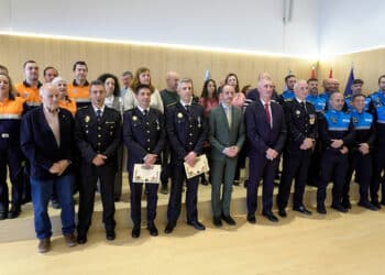 Acto de entrega de distinciones a la Policía Local y Guardias Urbanos. / Héctor Criado