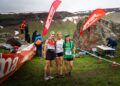 Podio femenino con Claudia Corral en el tercer puesto./FETACYL