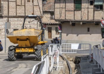 Obras en la calle Santa Catalina. / KAMARERO