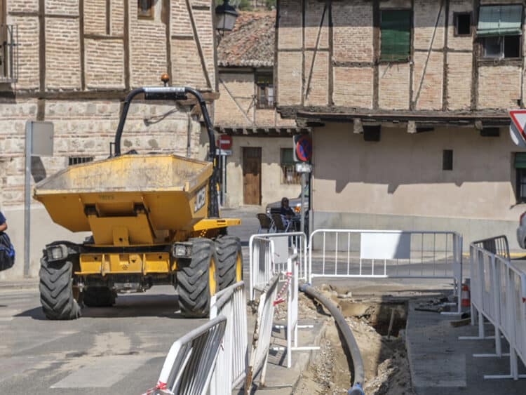 Obras en la calle Santa Catalina. / KAMARERO