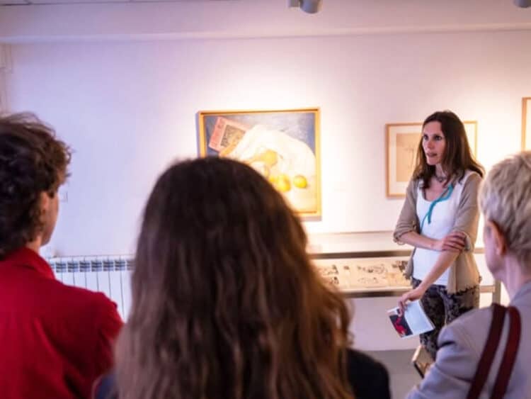 La obra de Esteban Vicente se expone en París y Varsovia 1 Obra de Esteban Vicente expuesta en París, comisariada por Ana Doldán. / MUSEO 'ESTEBAN VICENTE'