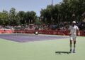 Partido de una edición pasado del Open ‘Villa de El Espinar’./OPEN-EL ESPINAR