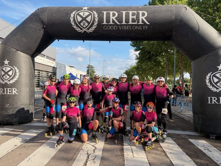 Delegación del club segoviano en Talavera de la Reina./SEGOVIA PATINA