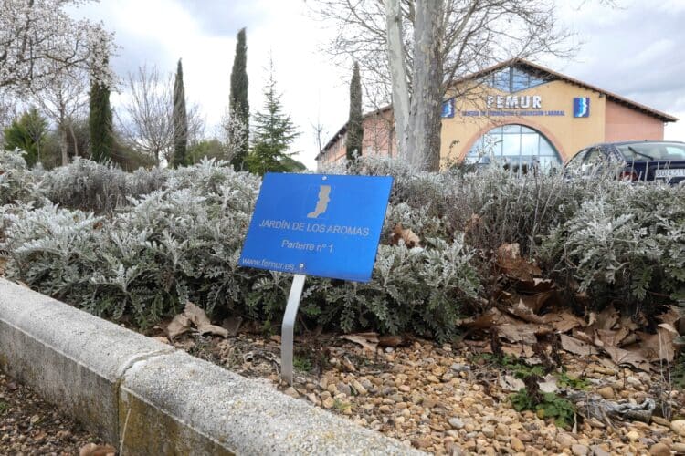 Un mercado agrorural sostenible llenará de productos artesanos el Jardín de los Aromas de FEMUR 1 Jardín de los Aromas de la sede de FEMUR en Hontalbilla / FEMUR