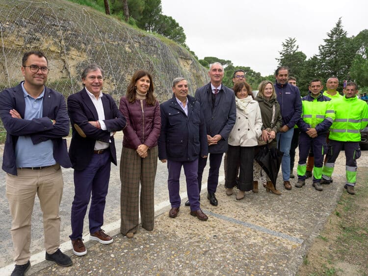 Visita a las obras de la Cuesta de los Hoyos. / HÉCTOR CRIADO