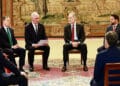 José Mazarías, junto al rey Felipe VI. / GRUPO CIUDADES PATRIMONIO DE LA HUMANIDAD