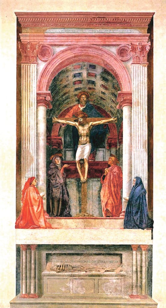 La Trinidad Masaccio. Santa Maria Novella