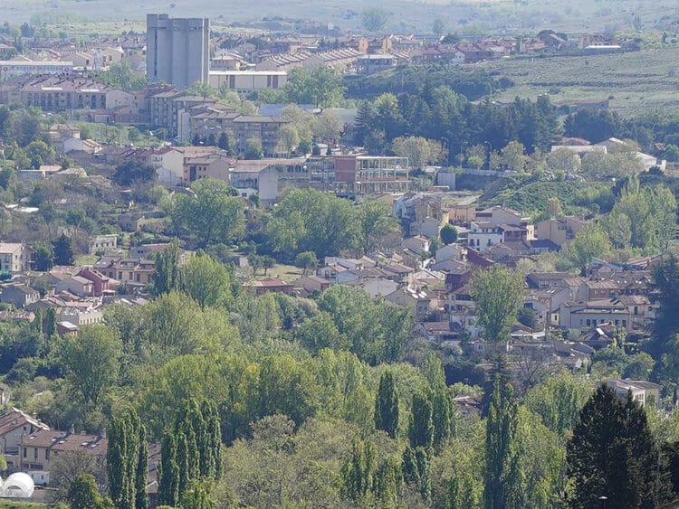 Vista del barrio de San Lorenzo. / MARIO ANTÓN LOBO