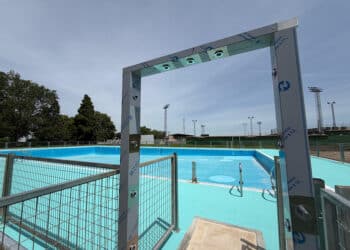 Piscina municipal de La Albuera, tras los últimos trabajos de mejora. / AYUNTAMIENTO DE SEGOVIA