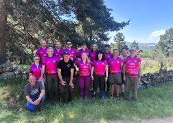 Integrantes del club Segovia Orientación, organizadores de la prueba en El Espinar./SEGOVIA ORIENTACIÓN